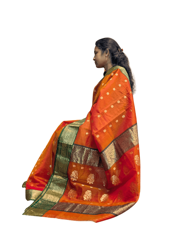 Chanderi Orange