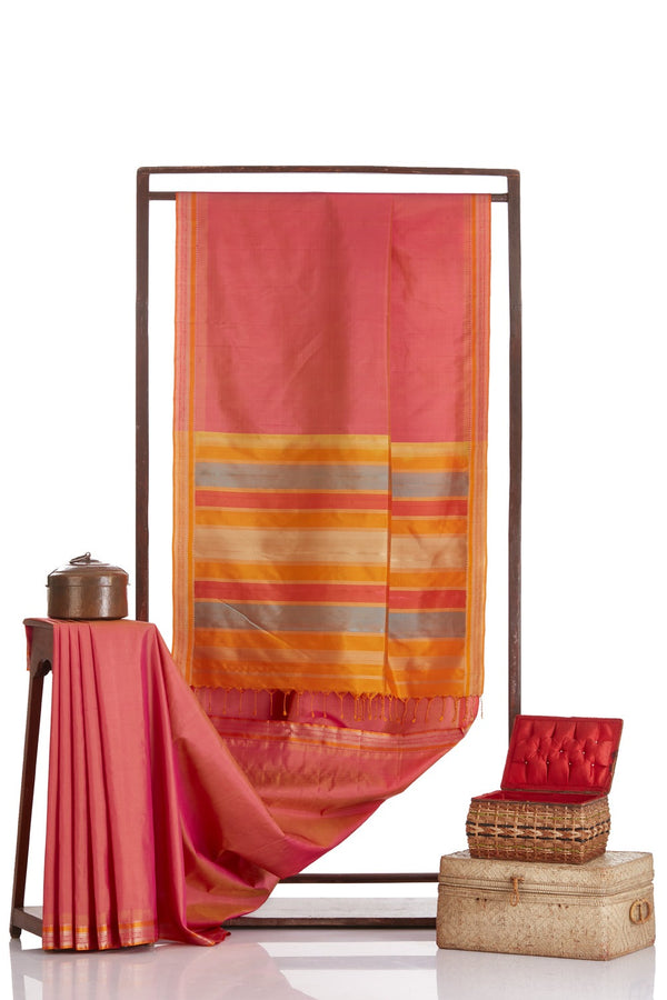 Kolam Border Blush Pink