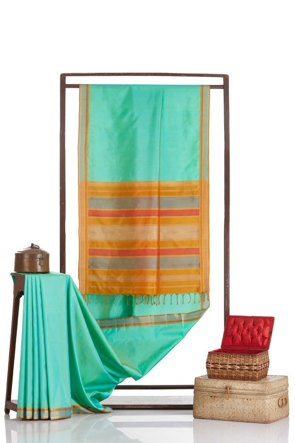 Kolam Border Sea Green