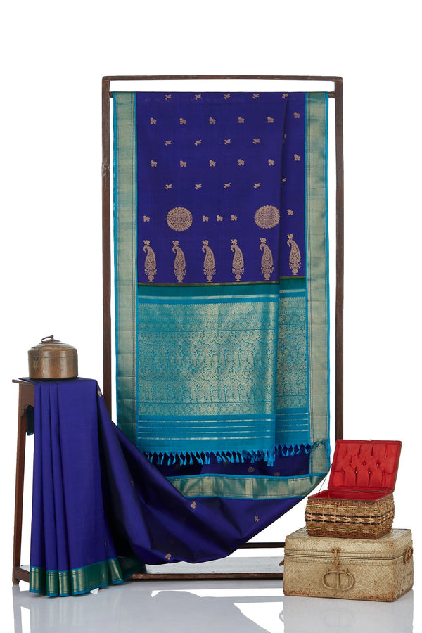 Pavithra Saree Royal Blue