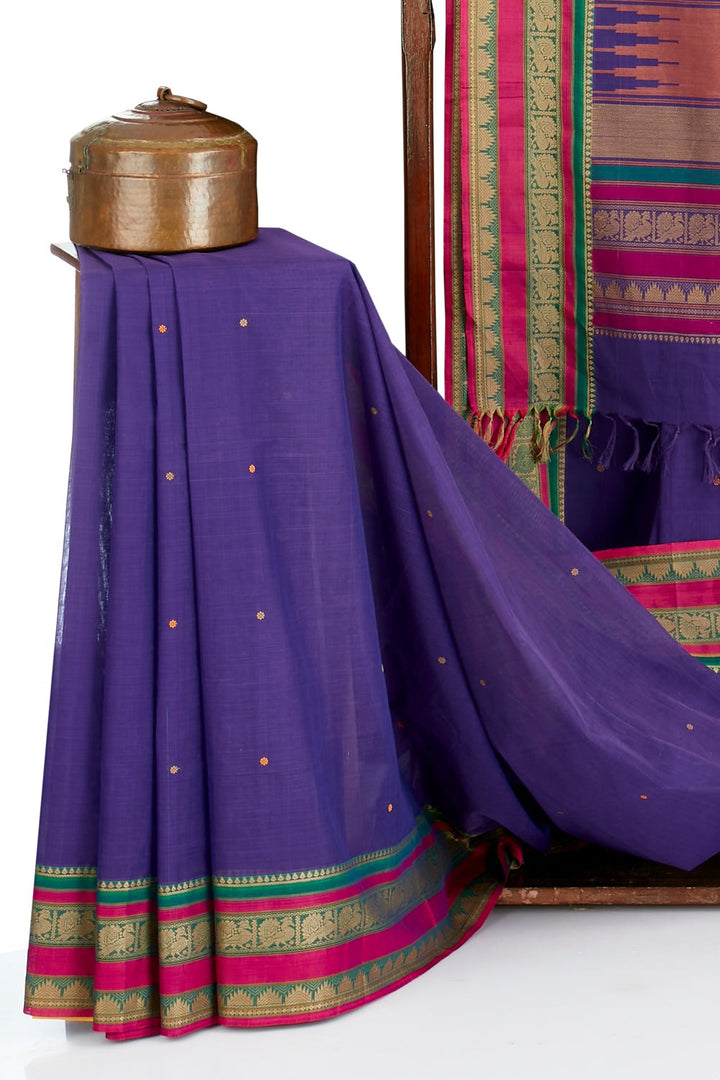 Butta W Annam Border Purple