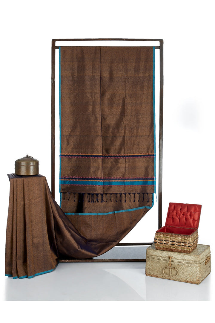 Twisty Chamka Pallu Brown